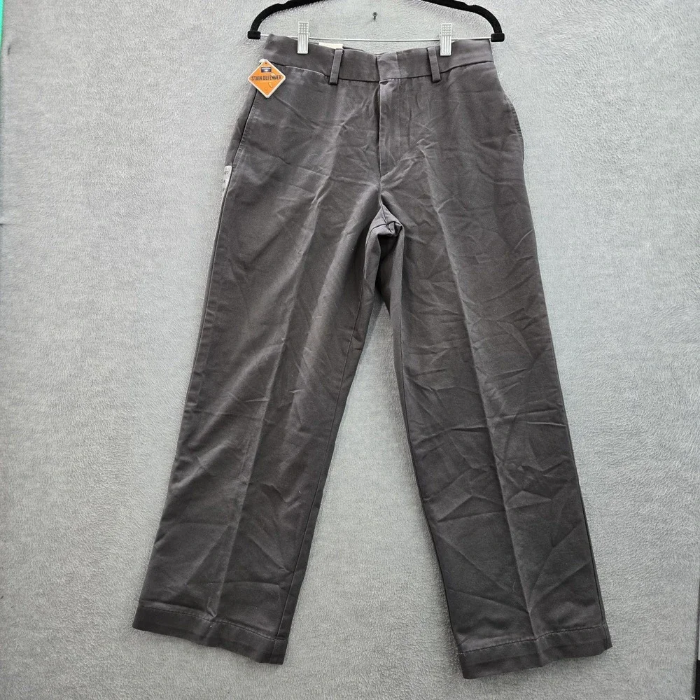 VINTAGE Dockers Men Pants 29X30 Gray Chino Relaxed Y2K 30
